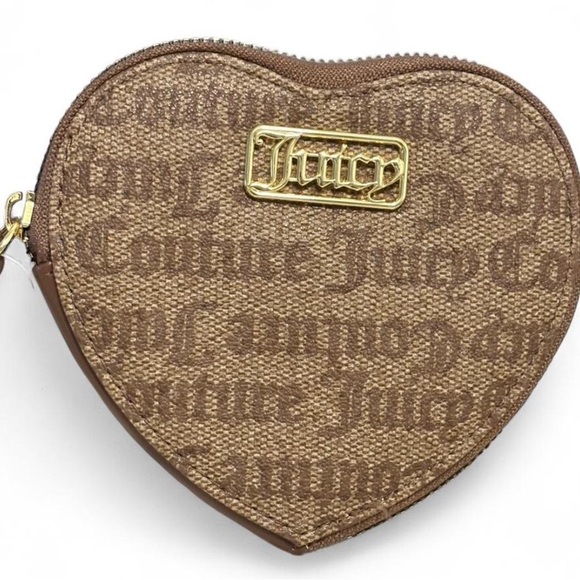 Juicy Couture Chino Chestnut Heart Wristlet (NWOT) - Picture 2 of 5